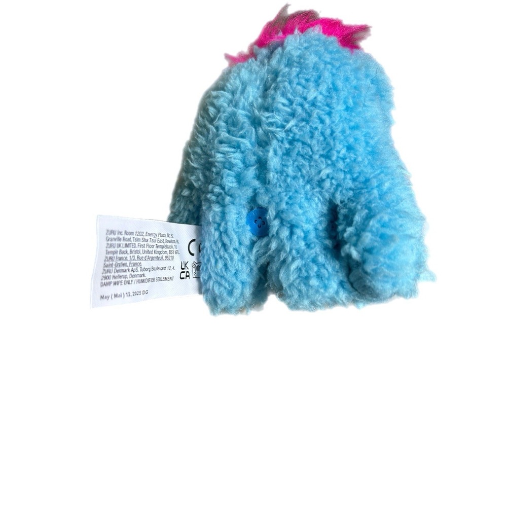 Fuggler Funny Ugly Monster BABY FUGG SASQUOOSH Blue 3.5" Series 4 Plush Zuru - Picture 2 of 9